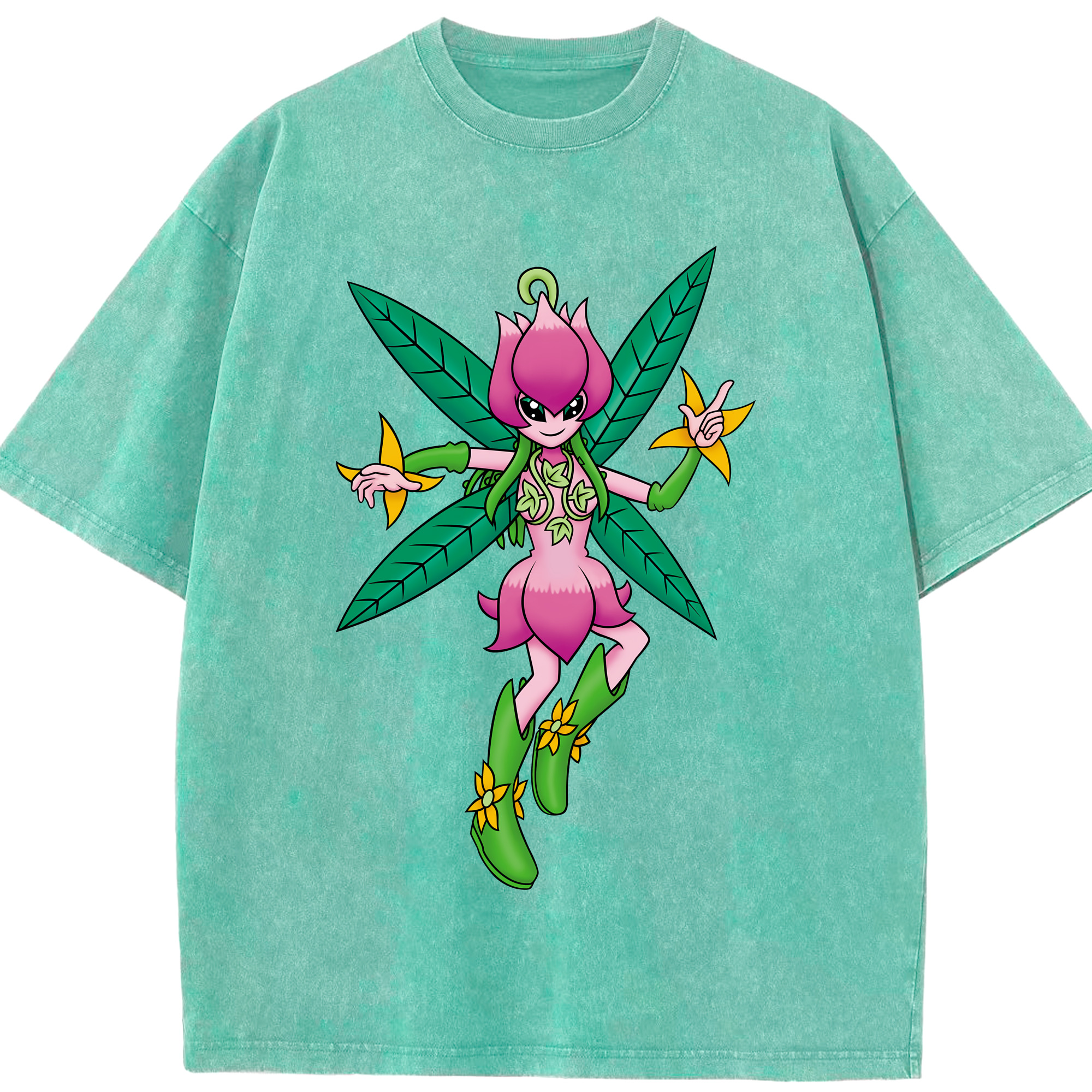 （画像用） Digimon デジタルモンスター/デジモン 綿100% ヴィンテージ風 半袖Tシャツ（フロントプリント）